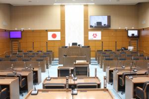 新しい議場の写真