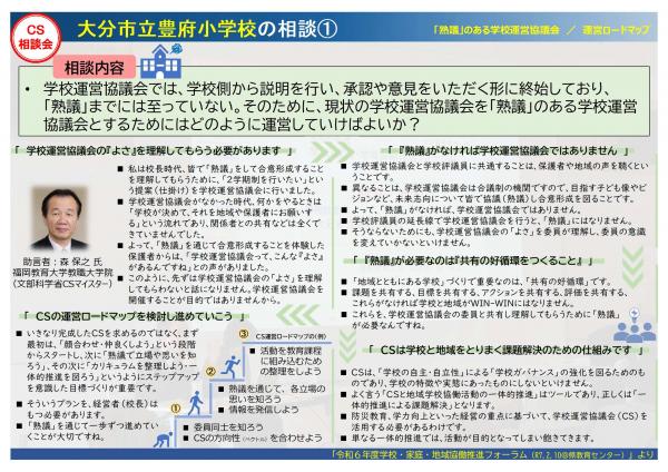 熟議のあるCS