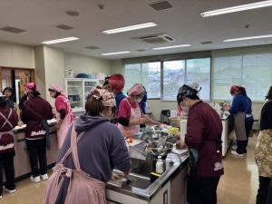 調理実習の様子