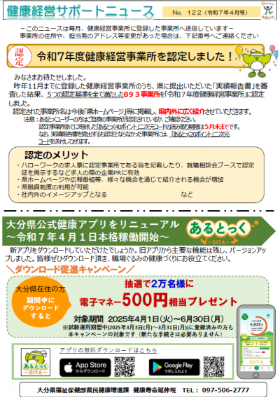 サポートニュース4月号