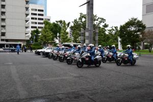 交通指導取締り