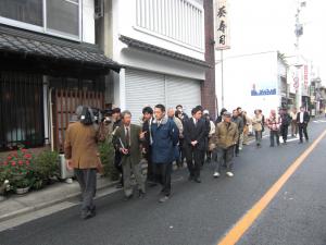 第４回日田まちあるきの様子